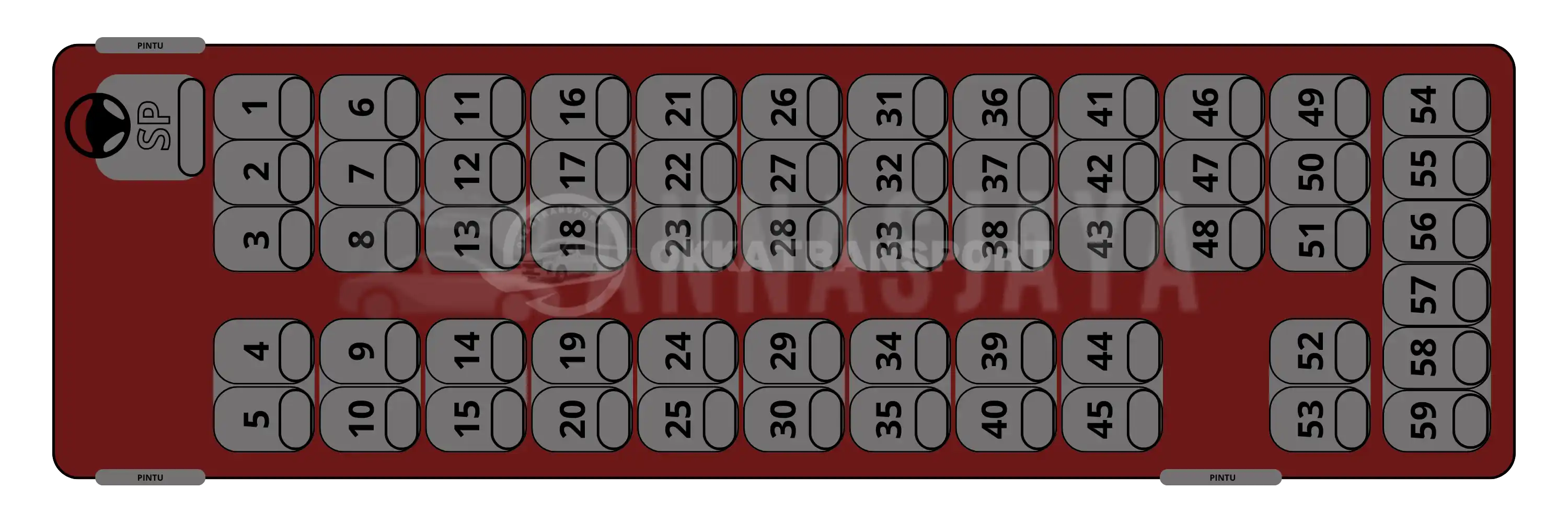 Seat 59 - 59 seat